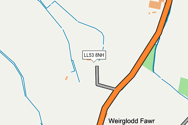 LL53 8NH map - OS OpenMap – Local (Ordnance Survey)