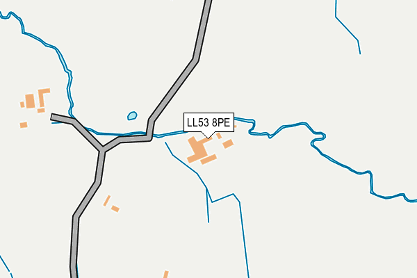 LL53 8PE map - OS OpenMap – Local (Ordnance Survey)