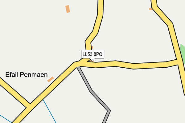 LL53 8PQ map - OS OpenMap – Local (Ordnance Survey)