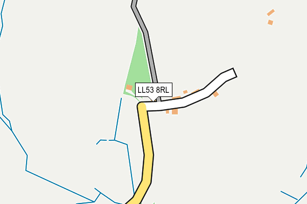 LL53 8RL map - OS OpenMap – Local (Ordnance Survey)