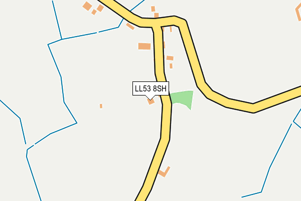 LL53 8SH map - OS OpenMap – Local (Ordnance Survey)