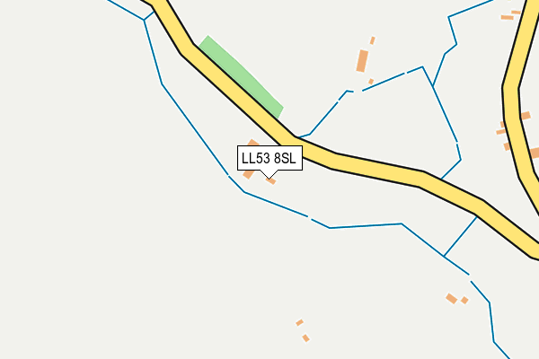 LL53 8SL map - OS OpenMap – Local (Ordnance Survey)
