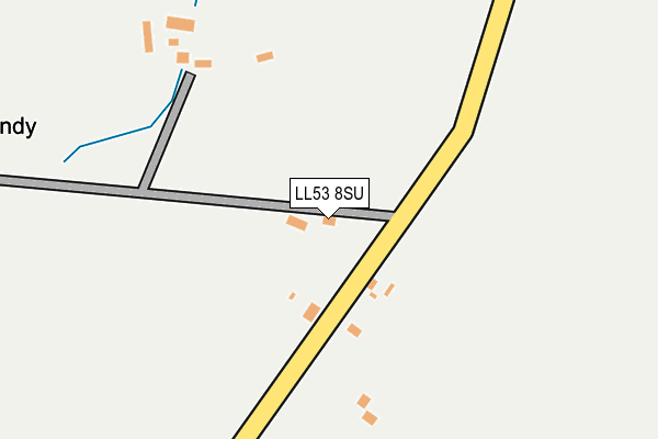 LL53 8SU map - OS OpenMap – Local (Ordnance Survey)