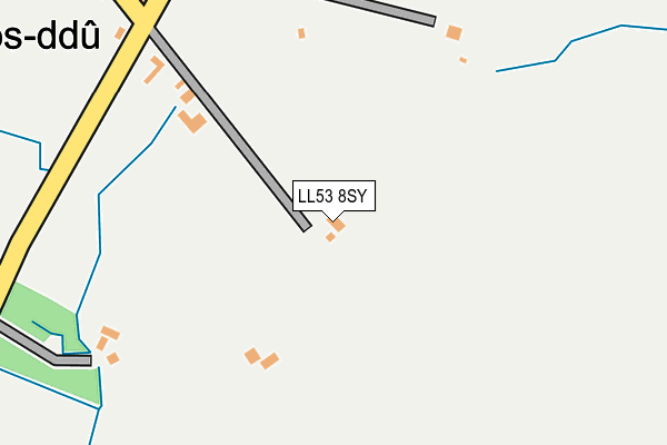LL53 8SY map - OS OpenMap – Local (Ordnance Survey)