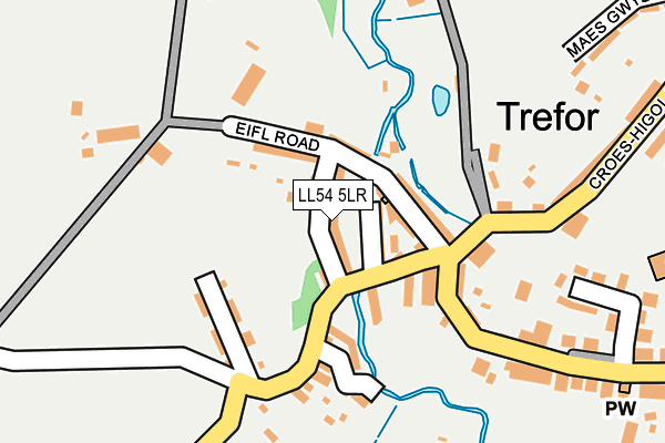 LL54 5LR map - OS OpenMap – Local (Ordnance Survey)