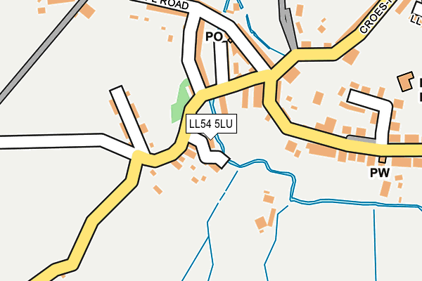LL54 5LU map - OS OpenMap – Local (Ordnance Survey)