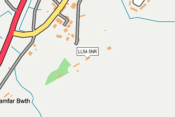 LL54 5NR map - OS OpenMap – Local (Ordnance Survey)