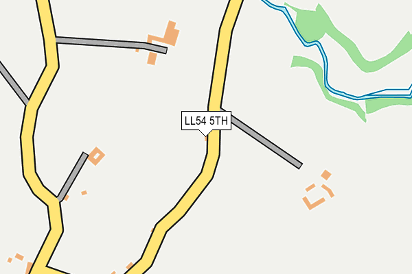 LL54 5TH map - OS OpenMap – Local (Ordnance Survey)