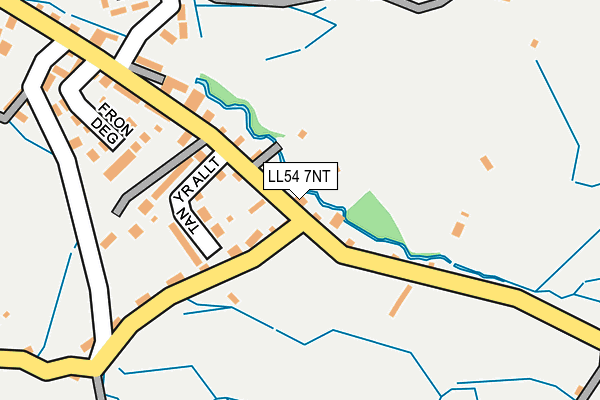 LL54 7NT map - OS OpenMap – Local (Ordnance Survey)