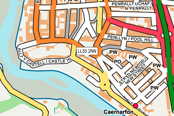 Map of EMYR MORTIMER CYF at local scale