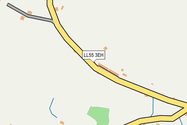 LL55 3EH map - OS OpenMap – Local (Ordnance Survey)