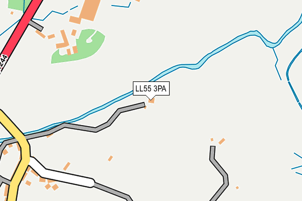 LL55 3PA map - OS OpenMap – Local (Ordnance Survey)
