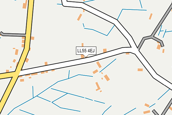 LL55 4EJ map - OS OpenMap – Local (Ordnance Survey)