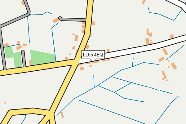 LL55 4EQ map - OS OpenMap – Local (Ordnance Survey)