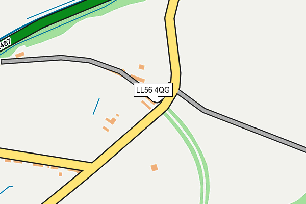 LL56 4QG map - OS OpenMap – Local (Ordnance Survey)