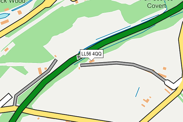 LL56 4QQ map - OS OpenMap – Local (Ordnance Survey)