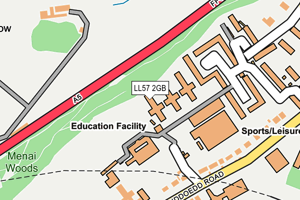 LL57 2GB map - OS OpenMap – Local (Ordnance Survey)