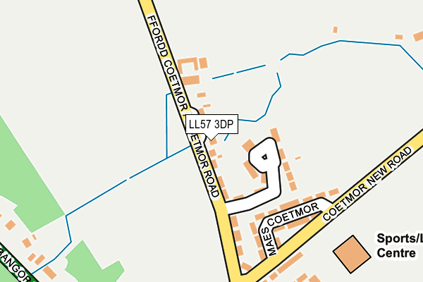 LL57 3DP map - OS OpenMap – Local (Ordnance Survey)