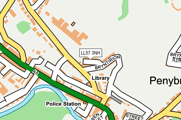 LL57 3NH map - OS OpenMap – Local (Ordnance Survey)