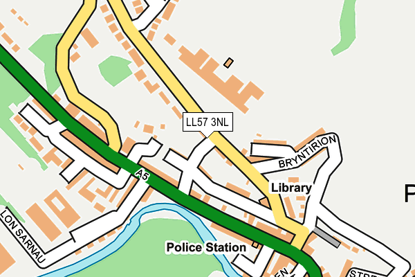 LL57 3NL map - OS OpenMap – Local (Ordnance Survey)