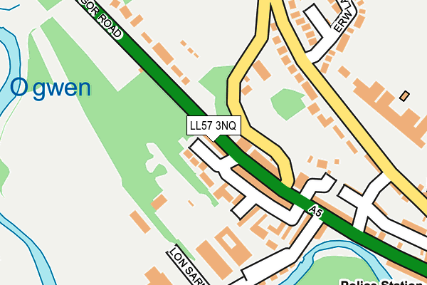 LL57 3NQ map - OS OpenMap – Local (Ordnance Survey)