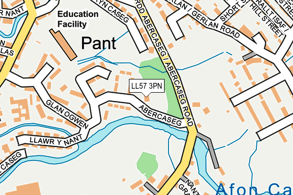 LL57 3PN map - OS OpenMap – Local (Ordnance Survey)