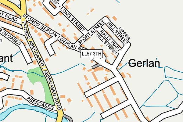 LL57 3TH map - OS OpenMap – Local (Ordnance Survey)