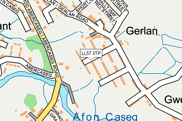LL57 3TP map - OS OpenMap – Local (Ordnance Survey)