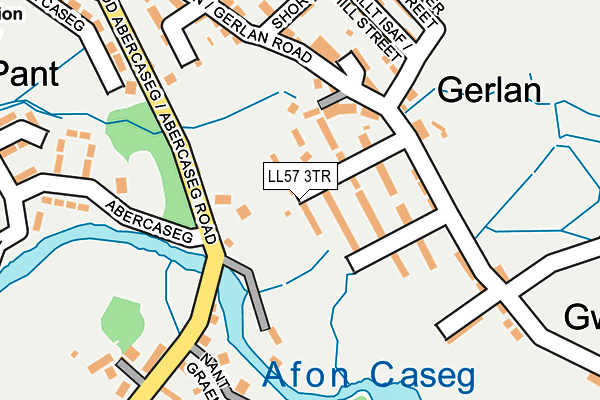 LL57 3TR map - OS OpenMap – Local (Ordnance Survey)