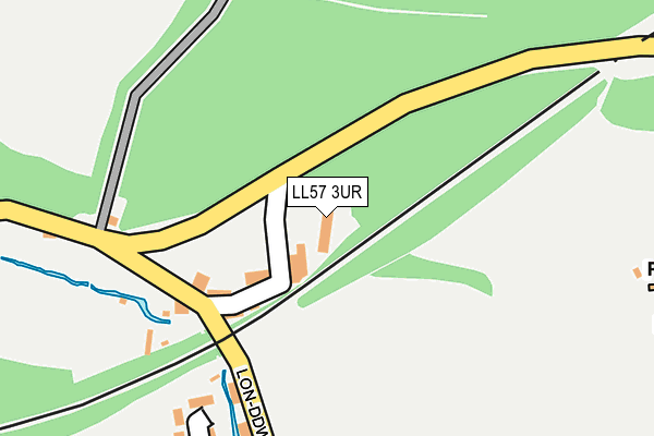 LL57 3UR map - OS OpenMap – Local (Ordnance Survey)