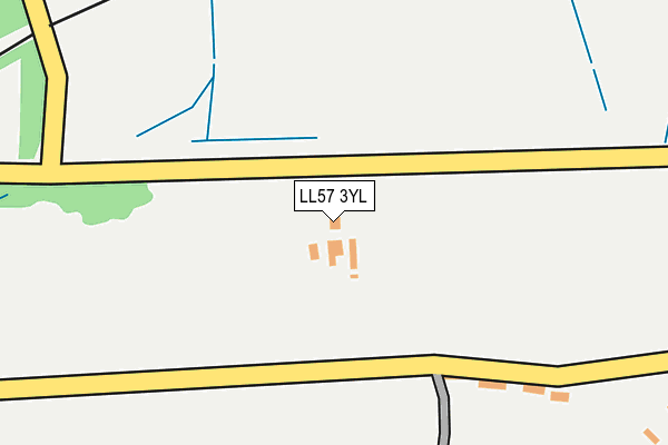 LL57 3YL map - OS OpenMap – Local (Ordnance Survey)