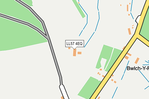 LL57 4EQ map - OS OpenMap – Local (Ordnance Survey)