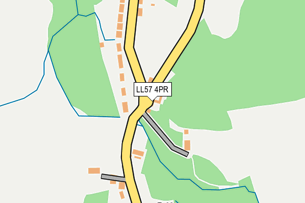 LL57 4PR map - OS OpenMap – Local (Ordnance Survey)