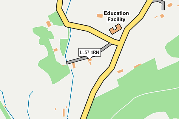 LL57 4RN map - OS OpenMap – Local (Ordnance Survey)