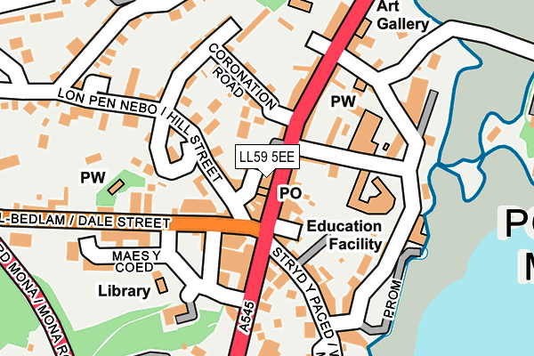 Map of CLARE'S GOURMET KITCHEN LTD at local scale