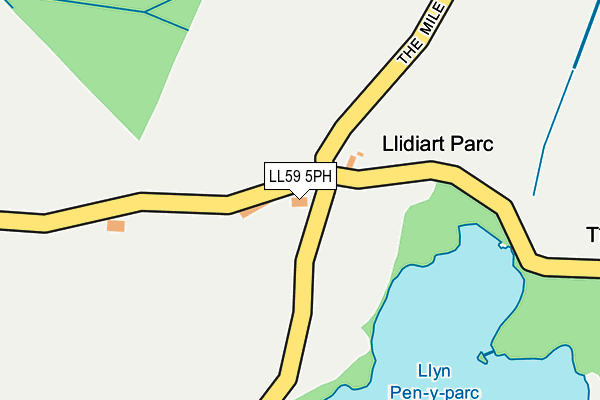LL59 5PH map - OS OpenMap – Local (Ordnance Survey)