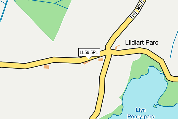 LL59 5PL map - OS OpenMap – Local (Ordnance Survey)
