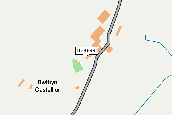 LL59 5RR map - OS OpenMap – Local (Ordnance Survey)