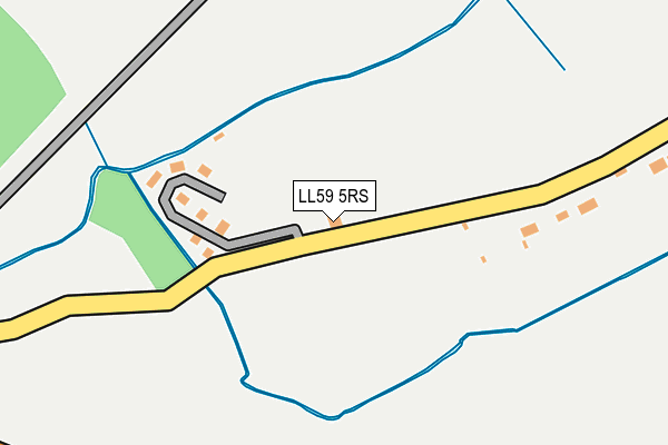 LL59 5RS map - OS OpenMap – Local (Ordnance Survey)