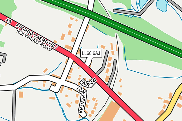 LL60 6AJ map - OS OpenMap – Local (Ordnance Survey)