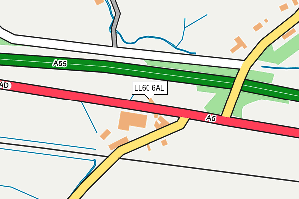 LL60 6AL map - OS OpenMap – Local (Ordnance Survey)