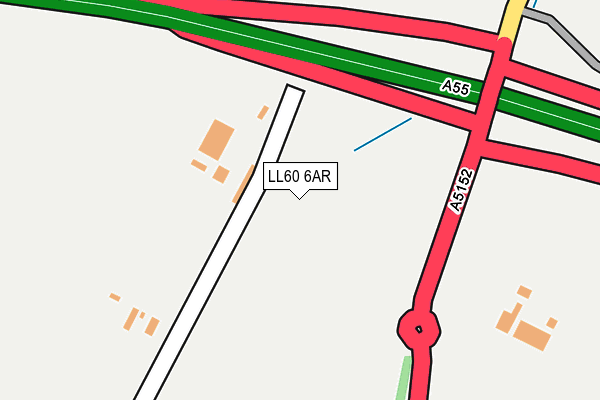 LL60 6AR map - OS OpenMap – Local (Ordnance Survey)