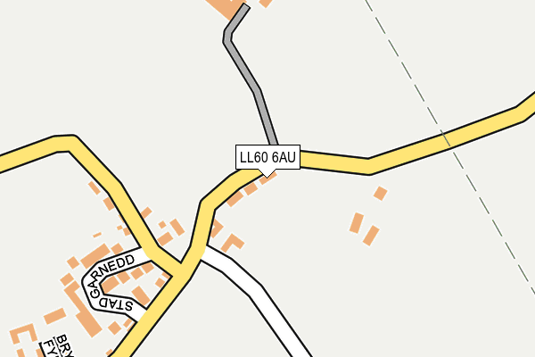 LL60 6AU map - OS OpenMap – Local (Ordnance Survey)