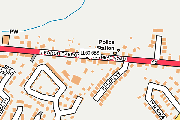 LL60 6BS map - OS OpenMap – Local (Ordnance Survey)