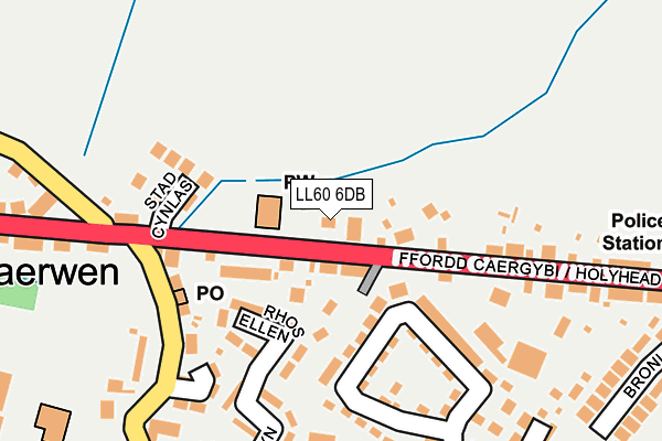 LL60 6DB map - OS OpenMap – Local (Ordnance Survey)