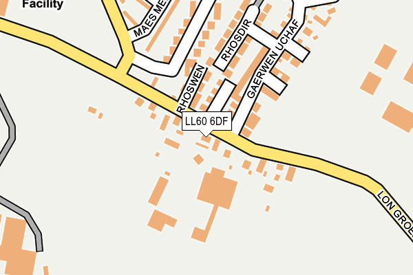 LL60 6DF map - OS OpenMap – Local (Ordnance Survey)