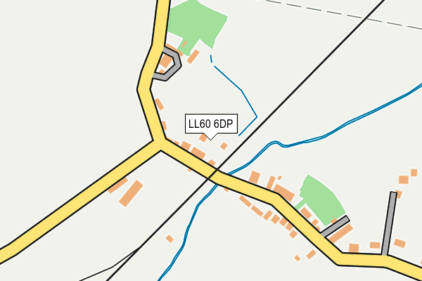 LL60 6DP map - OS OpenMap – Local (Ordnance Survey)