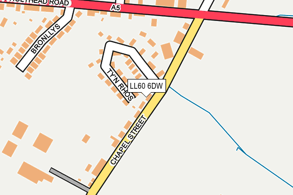 LL60 6DW map - OS OpenMap – Local (Ordnance Survey)