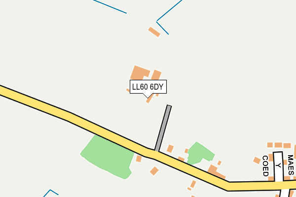 LL60 6DY map - OS OpenMap – Local (Ordnance Survey)