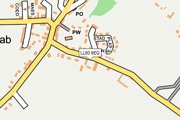 LL60 6EG map - OS OpenMap – Local (Ordnance Survey)